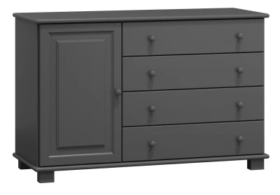Komoda sosnowa drewniana nr34 g47 szara