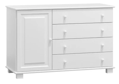 Komoda sosnowa drewniana nr34 g47 biała