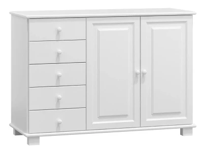 Komoda drewniana sosnowa nr38 biała
