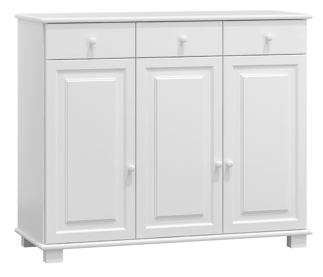 Komoda drewniana sosnowa nr41 g42 biała