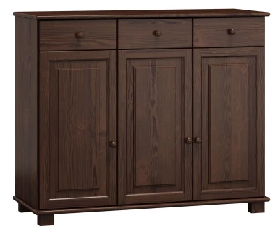 Komoda drewniana sosnowa nr41 g47 orzech