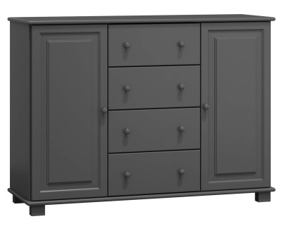 Komoda drewniana sosnowa nr42 g42 szara