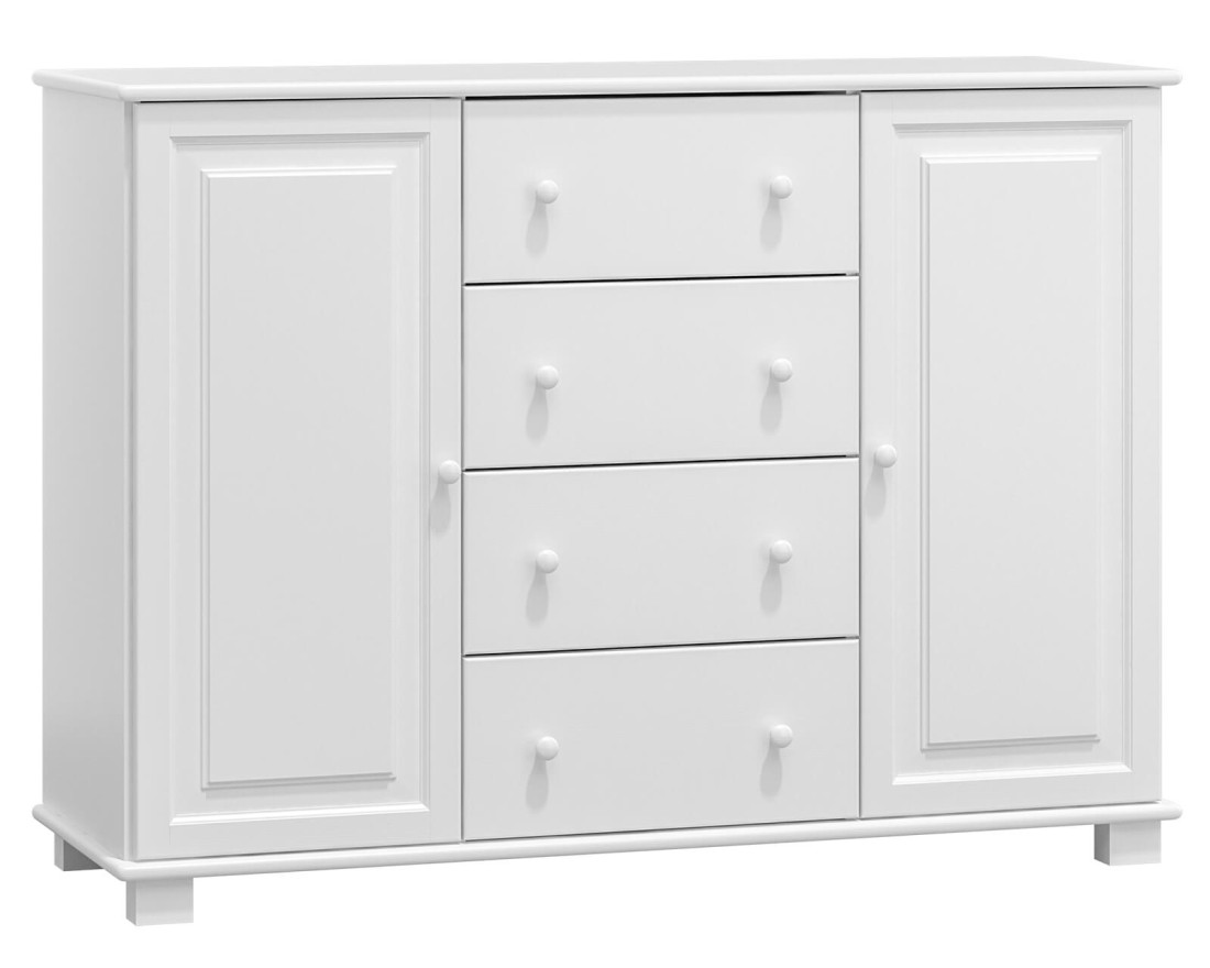 Komoda drewniana sosnowa nr42 g47 biała