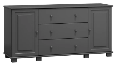 Komoda drewniana sosnowa nr45 g47 szara