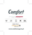 Pokrowiec na materac Comfort pikowany  120x200
