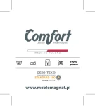 Pokrowiec na materac Comfort pikowany  160x200