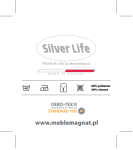 Pokrowiec na materac gruby Silver Life 160x200