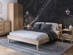 Łóżko drewniane bukowe 160x200 Beskid 02 buk naturalny