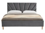 Łóżko tapicerowane Skandynawskie 180x200 Scandi line 3 Velvet Grafitowy