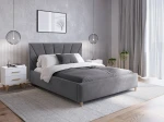 Łóżko tapicerowane Skandynawskie 180x200 Scandi line 3 Velvet Grafitowy