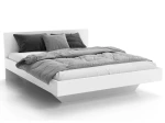 Łóżko lewitujące 120x200 białe DM2 z płyty meblowej