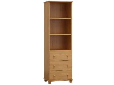 OUTLET - Biblioteczka sosnowa nr4 olcha 