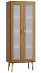 Witryna drewniana Venuci 79 cm dąb