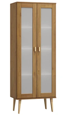 Witryna drewniana Venuci 79 cm dąb