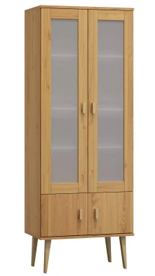 Witryna drewniana Venuci drzwiczki 89 cm olcha