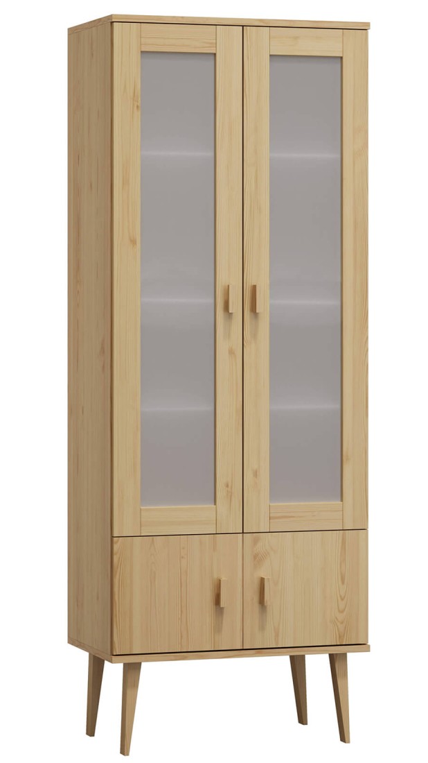 Witryna drewniana Venuci drzwiczki 79 cm sosna