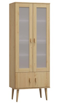 Witryna drewniana Venuci drzwiczki 79 cm sosna