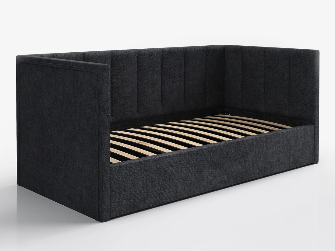 tapczan sofa czarny 90x200 soro100