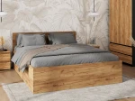 Łóżko DM1 180x200 Craft ze stelażem metalowym podnoszonym i pojemnikiem