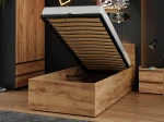 Łóżko DM1 90x200 Craft ze stelażem metalowym podnoszonym i pojemnikiem