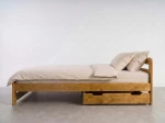 Szuflada pod łóżko sosnowa 98cm dąb