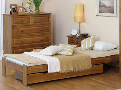 Outlet - Łóżko drewniane Ada 80x200 DĄB