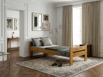 Outlet - Łóżko sosnowe Milena 90x200 dąb