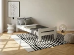 Outlet - Łóżko sosnowe Milena 90x200 białe