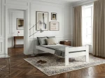Outlet - Łóżko sosnowe Milena 90x200 białe