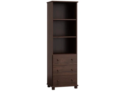 OUTLET - Biblioteczka sosnowa nr4 orzech 