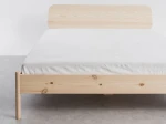 Łóżko drewniane sosnowe 120x200 Japandi sosna