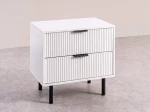 Szafka nocna 2S 60x39 cm Riff Biała