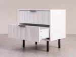 Szafka nocna 2S 60x39 cm Riff Biała