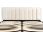  Łóżko tapicerowane z pojemnikiem 120x200 TOP line 9 Bluvel 22 Beżowy