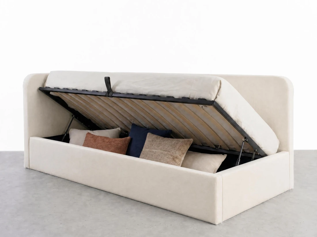 tapczan 90x200 w beżu