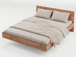 Łóżko lewitujące z pojemnikiem 160x200 dąb craft DM2