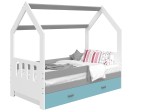 Outlet - Łóżko Domek dziecięce 160x80 dla dzieci biały D3C
