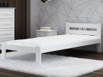 Outlet - Łóżko ekologiczne drewniane Emilia 80x200 Białe