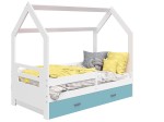 Outlet - Łóżko Domek dziecięce 160x80 dla dzieci biały D3B