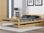 Łóżko drewniane Manta 140x200 nielakierowane sosna