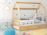 Łóżko Domek dziecięce 160x80 dla dzieci sosna D3