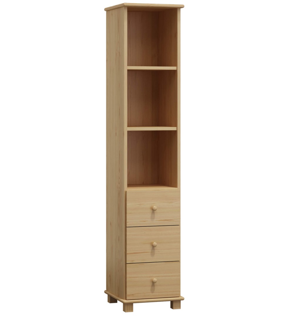 Biblioteczka drewniana nr5 sosna