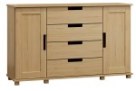 Komoda sosnowa drewniana nr4 Modern 140x100x42 sosna