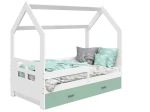 Outlet - Łóżko Domek dziecięce 160x80 dla dzieci biały D3D