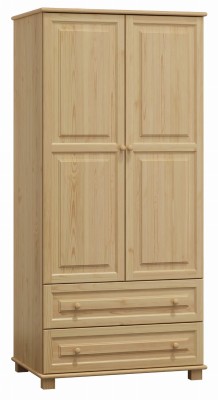 Szafa drewniana 2D nr4 wieszak S90 sosna