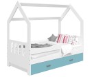 Outlet - Łóżko Domek dziecięce 160x80 dla dzieci biały D3C