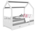 Outlet - Łóżko Domek dziecięce 160x80 dla dzieci biały D3C