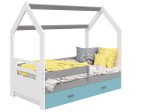 Outlet - Łóżko Domek dziecięce 160x80 dla dzieci biały D3B