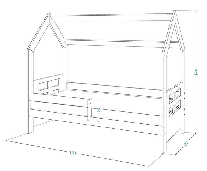 Domek D3D 160x80