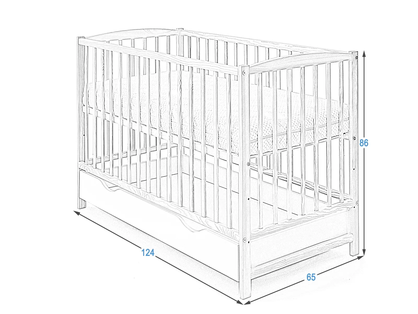 Łóżeczko dziecięce Baby Classic